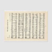 ヒイラギとツタの楽譜 DU4 デコパージュ 薄葉紙 (正面)