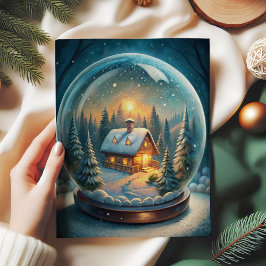 ヒイラギとモミのクリスマス包装紙 薄葉紙