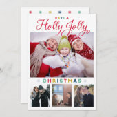 ヒイラギのすてきなクリスマスカード シーズンカード (正面/裏面)