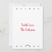 ヒイラギのすてきなクリスマスカード シーズンカード (裏面)