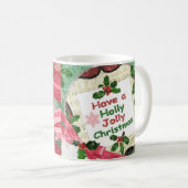 ヒイラギのすてきなクリスマス コーヒーマグカップ (正面右)