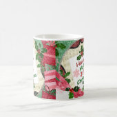 ヒイラギのすてきなクリスマス コーヒーマグカップ (中央)
