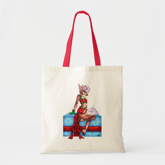 ヒイラギのすてきなクリスマス トートバッグ (正面)