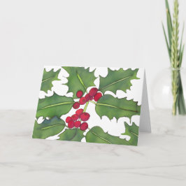 ヒイラギのクリスマスカード1 シーズンカード