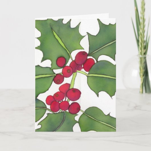 ヒイラギのクリスマスカード2 シーズンカード (正面)