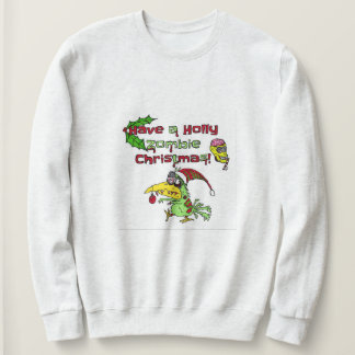 ヒイラギのゾンビのクリスマスのスエットシャツを持って下さい スウェットシャツ