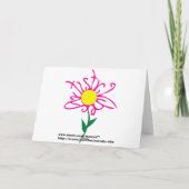 ヒイラギのトンボのクリスマスカード シーズンカード (裏面)