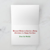 ヒイラギのボーダー写真カード シーズンカード (内部)