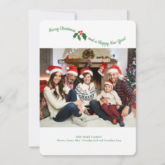 ヒイラギの写真カード シーズンカード (正面)