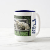 ヒイラギの半ダースベンチのマグ ツートーンマグカップ (正面右)