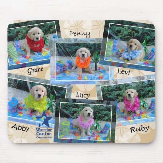 ヒイラギの半ダースルアウ(ハワイ式宴会)のマウスパッド マウスパッド (正面)