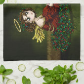 ヒイラギの天使 キッチンタオル (折り畳み)