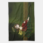 ヒイラギの天使 キッチンタオル (縦)