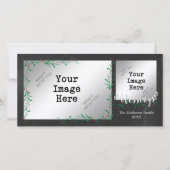 ヒイラギの果実のスワッグの恵みの写真 シーズンカード (正面)