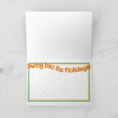 ヒイラギの果実のDixielandのジャズバンド シーズンカード (内部)