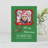 ヒイラギの正方形の写真カード (スタンド正面)