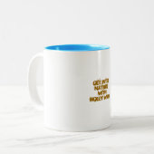 ヒイラギの野生のマグは自然に得ます ツートーンマグカップ (正面左)