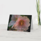 ヒイラギの飛節のメッセージカード カード (裏面)