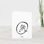 ヒイラギの鳥 カード (裏面)