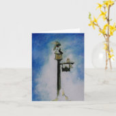 ヒイラギの鳥 カード (黄色い花)