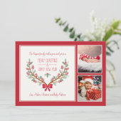 ヒイラギはカード2つの写真の休日分岐します シーズンカード (スタンド正面)