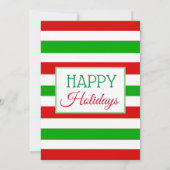 ヒイラギはクリスマスの昼食会の招待状を去ります 招待状 (裏面)