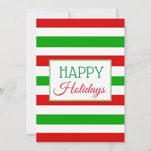 ヒイラギはクリスマスの昼食会の招待状を去ります 招待状 (裏面)