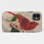ヒイラギブッシュの(鳥)ショウジョウコウカンチョウ Case-Mate iPhoneケース (裏面(横))