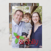 ヒイラギ及びすてきな休日カード シーズンカード (正面/裏面)