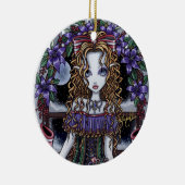 "ヒイラギ"のクリスマス・パーティの妖精のオーナメント セラミックオーナメント (右)