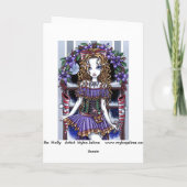 "ヒイラギ"のクリスマス・パーティの妖精カード シーズンカード (裏面)