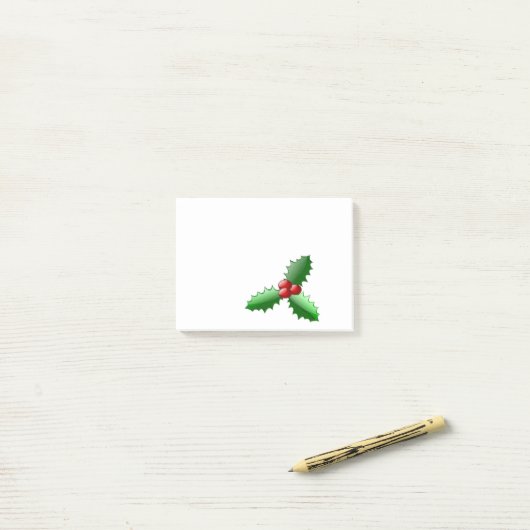 ヒイラギ ポストイット (デスク上)