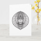 ヒインスパイアヒ顔 カード (黄色い花)