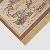 ヒエラルキーの天使アーチャンゲル、バーンジョーンズ 薄葉紙 (詳細)