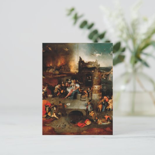 ヒエロニムスボス-サンアンソニーの誘惑 ポストカード (スタンド正面)