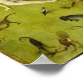 ヒエロニムス・ボスによる地上の喜びの庭 ポスター (角)