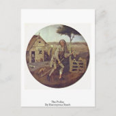 ヒエロニムス・ボスによる行商人 ポストカード (正面)