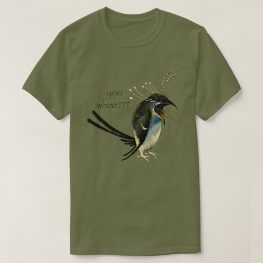 ヒエロニムス・ボスの鳥 Tシャツ (デザイン正面)