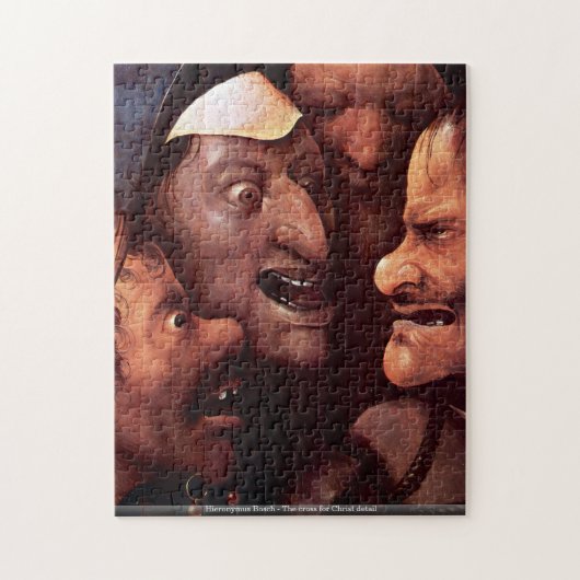ヒエロニムス・ボス-キリストの詳細PUZのための十字 ジグソーパズル (縦)