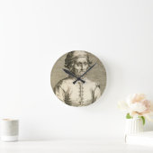 ヒエロニムス・ボス(c.1450-1516)のプレート3のポートレート ラウンド壁時計 (ホーム)