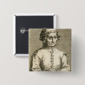 ヒエロニムス・ボス(c.1450-1516)のプレート3のポートレート 缶バッジ (正面&裏面)