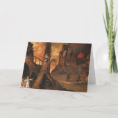 ヒエロニムス・ボッシュによって地獄に魂を導く天使 カード (正面)