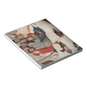 ヒエロニムス・ボッシュによる卵のコンサート ノートパッド (アングル)