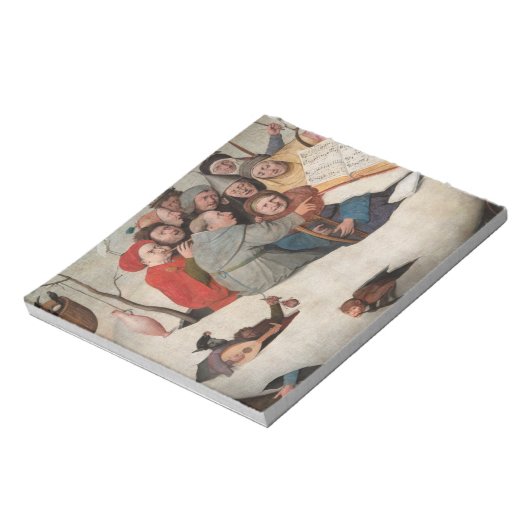 ヒエロニムス・ボッシュによる卵のコンサート ノートパッド (回転)