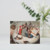 ヒエロニムス・ボッシュによる卵のコンサート ポストカード (スタンド正面)