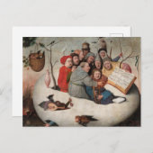 ヒエロニムス・ボッシュによる卵のコンサート ポストカード (正面/裏面)