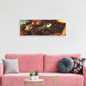 ヒエロニムス・ボッシュによる地獄へのキリストの降下 キャンバスプリント (インサイチュ (リビング))