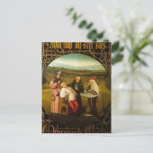 ヒエロニムス・ボッシュによる愚行の治療法 ポストカード (スタンド正面)