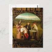 ヒエロニムス・ボッシュによる愚行の治療法 ポストカード (正面/裏面)