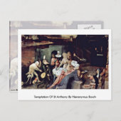 ヒエロニムス・ボッシュによる聖アンソニーの誘惑 ポストカード (正面/裏面)
